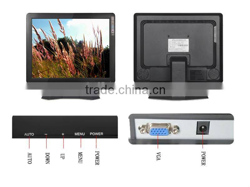 TFT Monitor VGA Input 15 Inch LCD Display