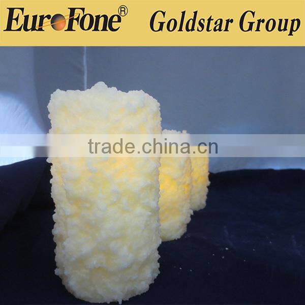 2016 hot sales battery led wax candles with remote