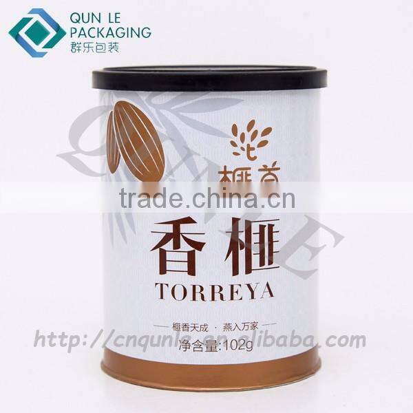 Custom Private Round Paper Tube Granola Packaging