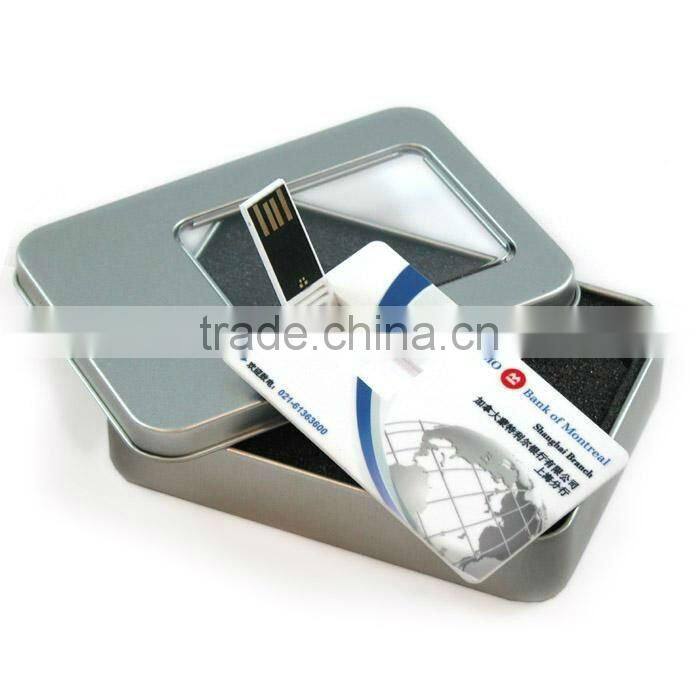 fashion design promotional credit card business card bank card usb flash drive