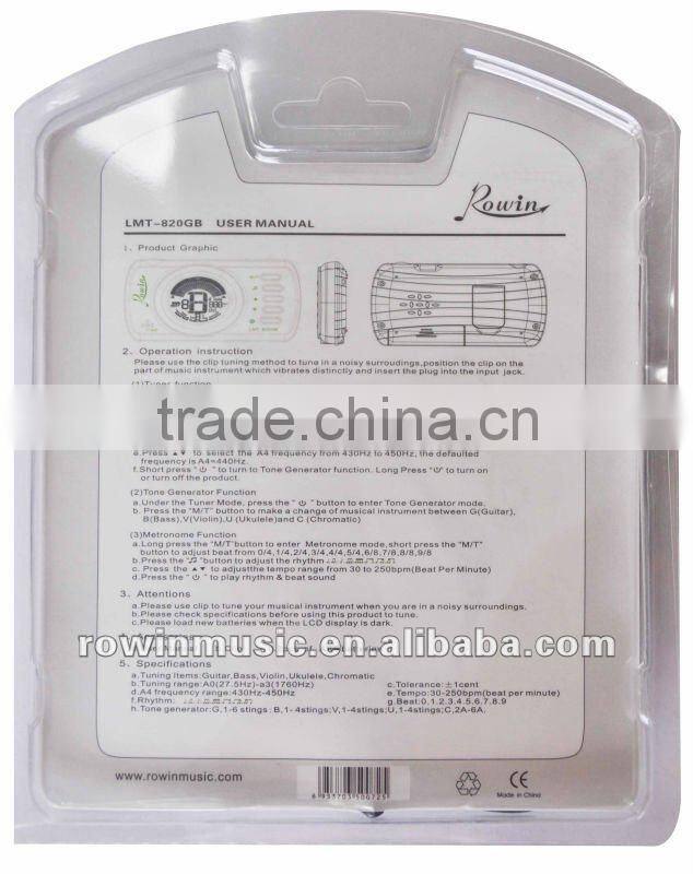 LMT-820GB Mini Metro Tuner from Rowin