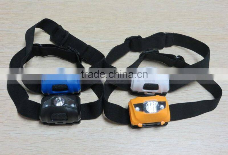 Light Weight Mini 2 IN 1 Red White LED Headlamp Flashlight