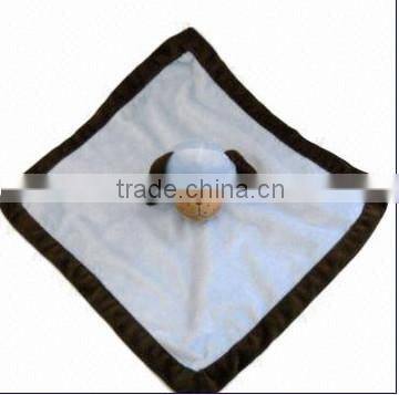 Soft plush baby blue dog blanket for promotions 2015