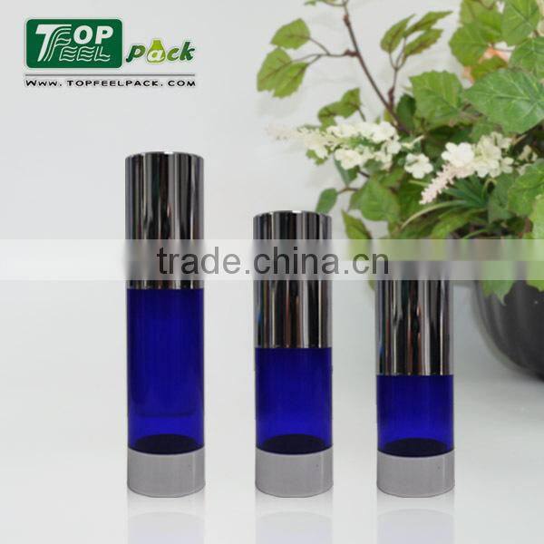 50ml suitable for thick lotion strong pump and tall plastic airless bottle