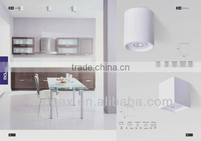 surface mounted gypsum indoor sensor ceiling lamp