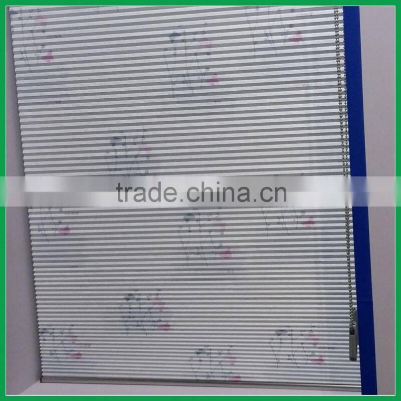 100% ployester nonwoven cloth curtain fabric printed color fabrice for curtian as honeycomb blinds