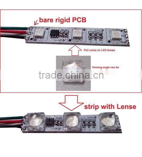 DC12V ip67 led disco pixel bar doutdoor led rigid for building wall display