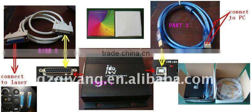 J2-G100 LCD display ILDA 20k 100mw animation green dot laser light with SD card