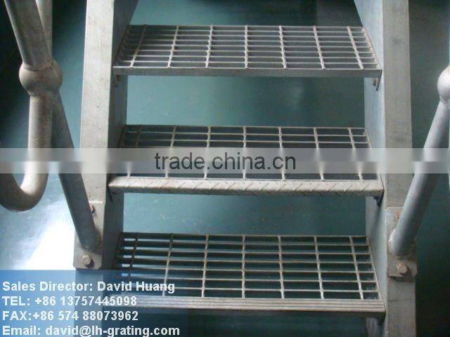galvanized industrial steel staircase
