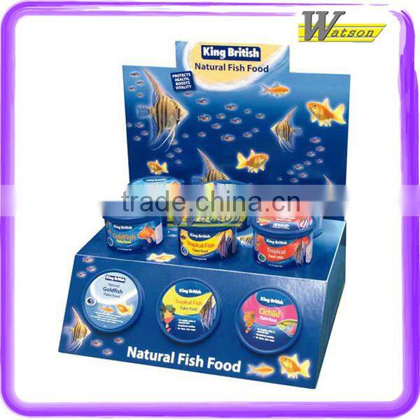 Eco-friendly Paper Corrugated Counter Display Stand For Edging