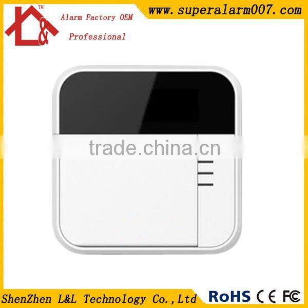 1 way relay output GSM wireless home burglar security alarm system with mobile APP remote control