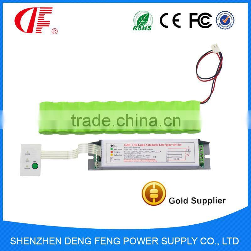 led emergency module with emergency battery for 12W 3 hours duration used by Led light