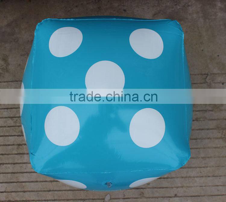2016 hot sale promotional inflatable dice toys