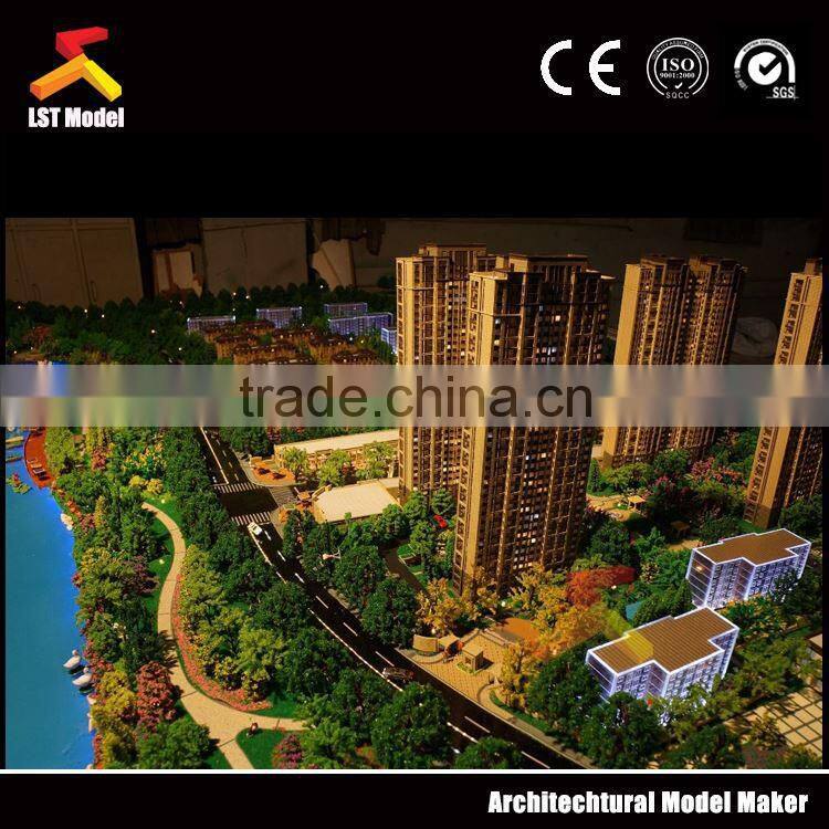 architectural model made by laser cutting machine