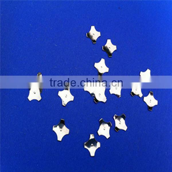 custom steel stamping sping plate / flat spring metal clip
