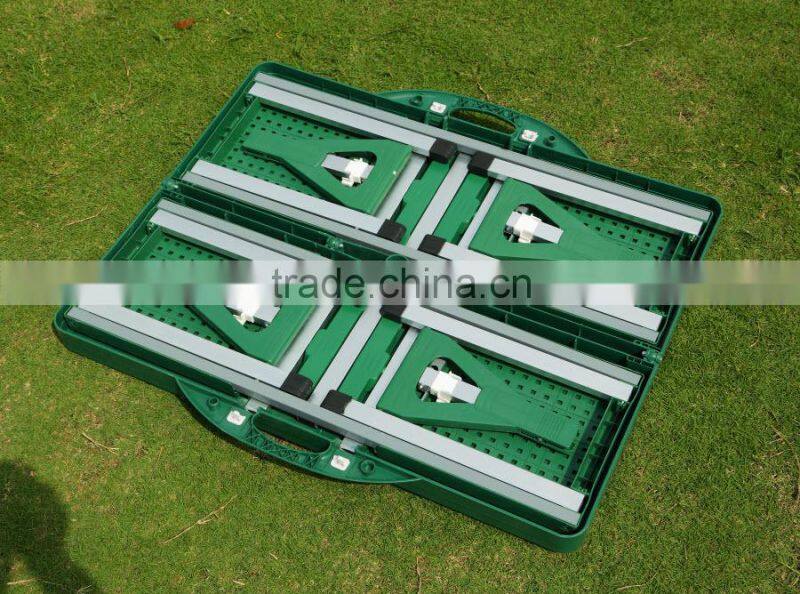 Portable Folding Outdoor Camp Suitcase Picnic Table with 4 Seats