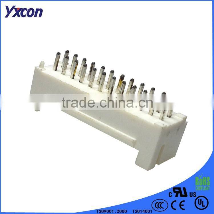 Dongguan wholesale 12 pin straight dual row 025 wafer connector