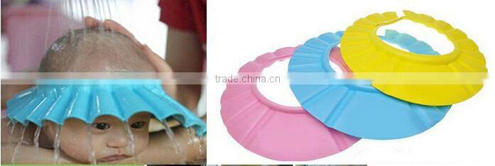 Hot Items Soft Adjustable Baby Kids Children Shampoo Bath Bathing Shower Cap Hat