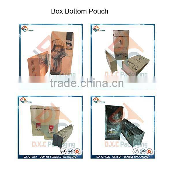 Customzied Order Stand Up Kraft Paper Bag 50g/100g/250g/500g