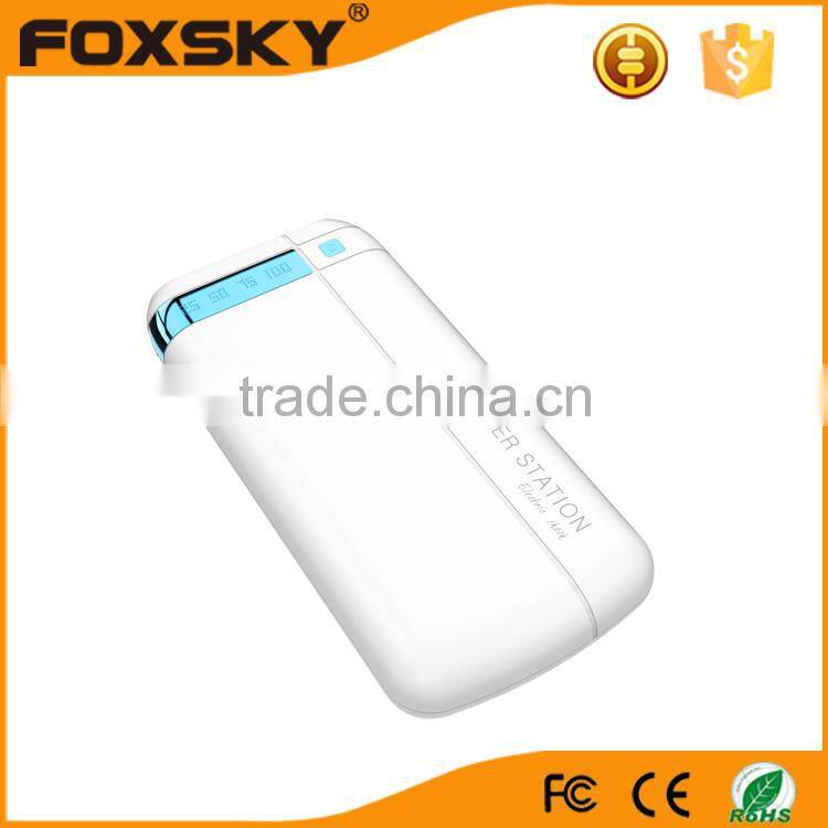 Big capacity 5V/4A output 23000mAh power bank with battery indicator