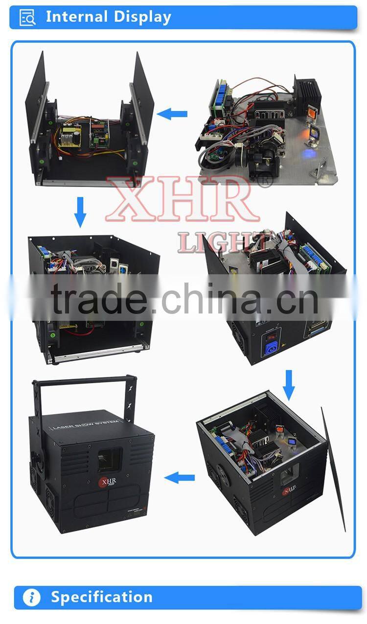 Mini laser light projector,ilda 1000mw 1w rgb laser projector