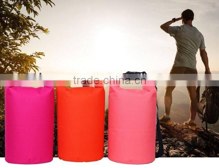 PVC tarpaulin sport waterproof duffel dry bag with strap