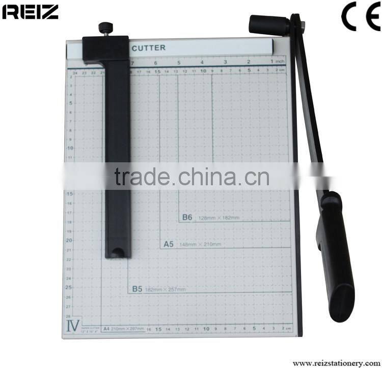 Steel Plate Surface Paper Trimmer with Rubber Paperweight or Line Ruler