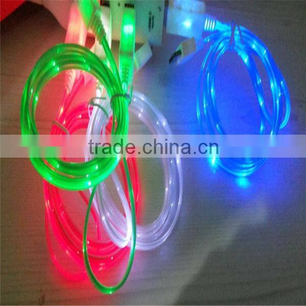 led micro usb cable for iphone led charging cable for iphone wholesale