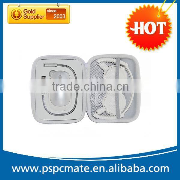 Travel case with headphone/USB LED light/headphone