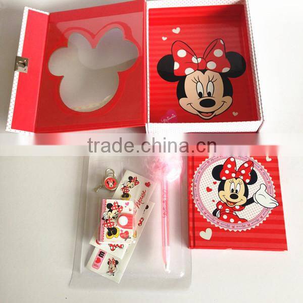 secret diary stationery set notebook with pen