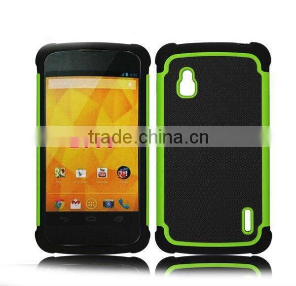 Shock proof hard Mobile Phone case for LG Nexuse 4 E960