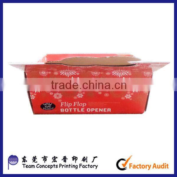 cheap corrugated Paper product display box counter display box