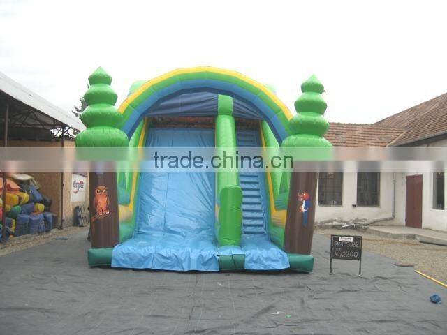 20 ft tall single line inflatable dry slide for sale