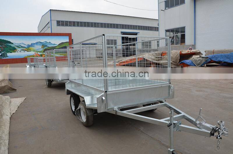 8*5 galvanized farm box trailer