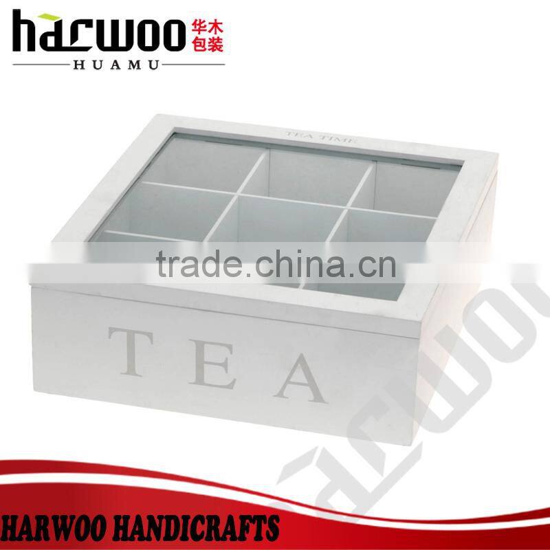 All kinds of wooden tea box with acylic lid