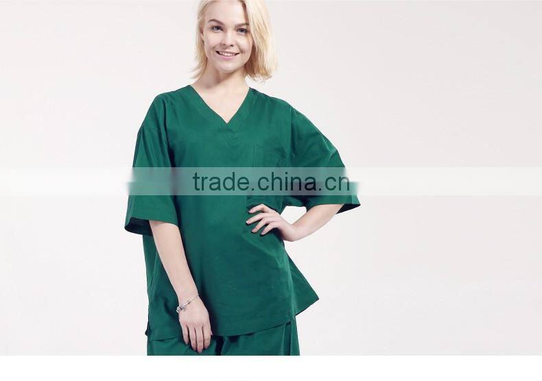 Unisex Doctor Nurse Uniform Scrubs Surgical Operation Overalls