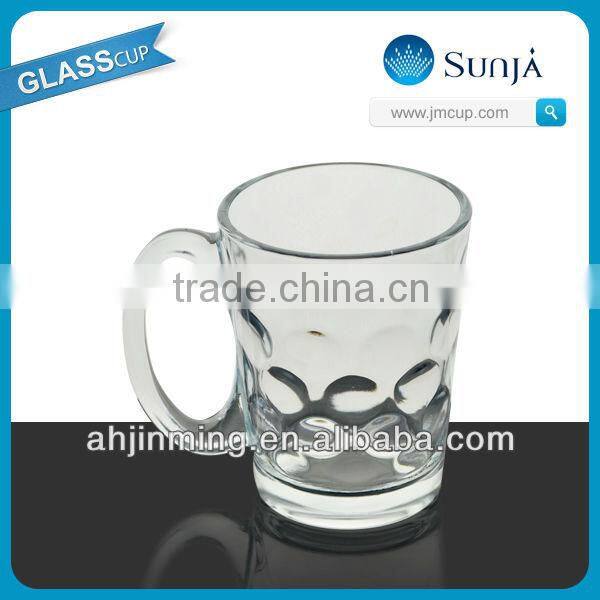 SH55 promotional handle glass cup mugs manufactory drinking water handle mug cup glasses drinking water glass