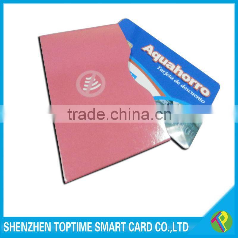 142x100mm custom rfid passport holder with aluminum foil paper