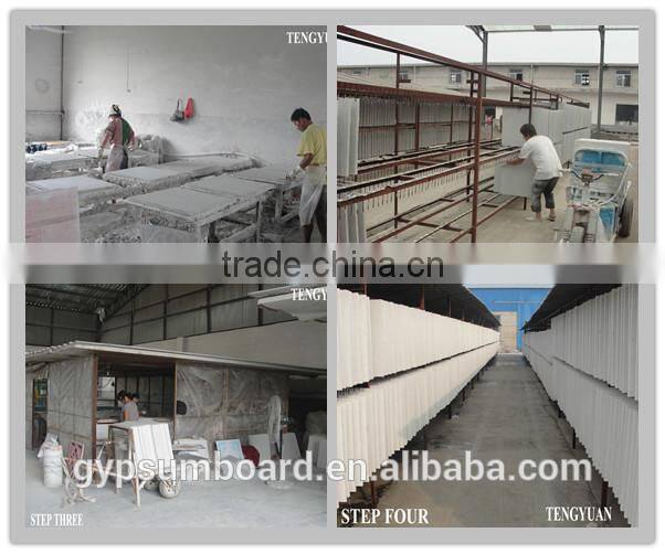 color gypsum board(ceiling) manufacturer/ decorative gypsum ceiling tile