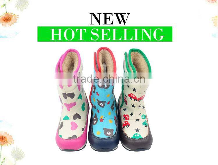 fashion cartoon lady girl warm boots non slip outsole