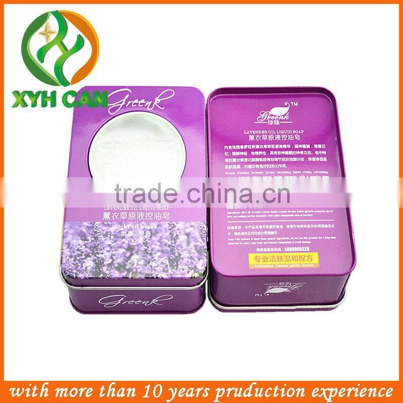 high quality custom rectangle soap tin