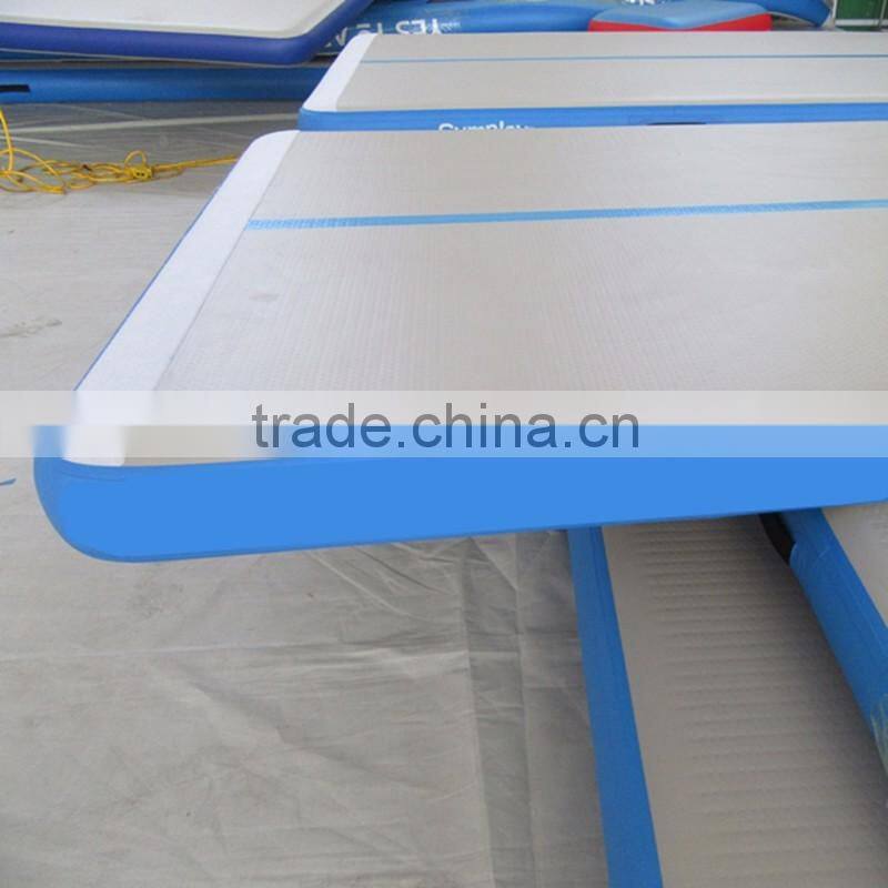 grey colour inflatable gym mats