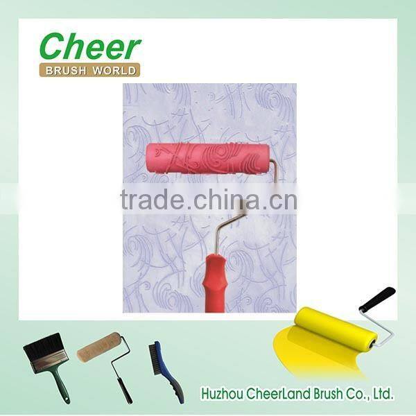 rubber paint roller , decorative paint roller, pattern paint roller /paint roller with pattern