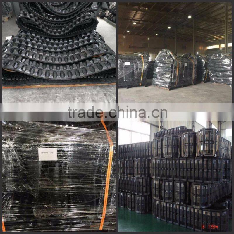 The rubber crawler for kubota DC70 combine harvester