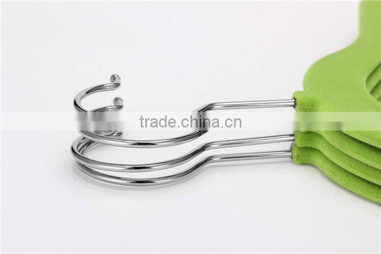 Standby Children Velvet Flocking Clothes Hanger Nonslip Hanger for Kids