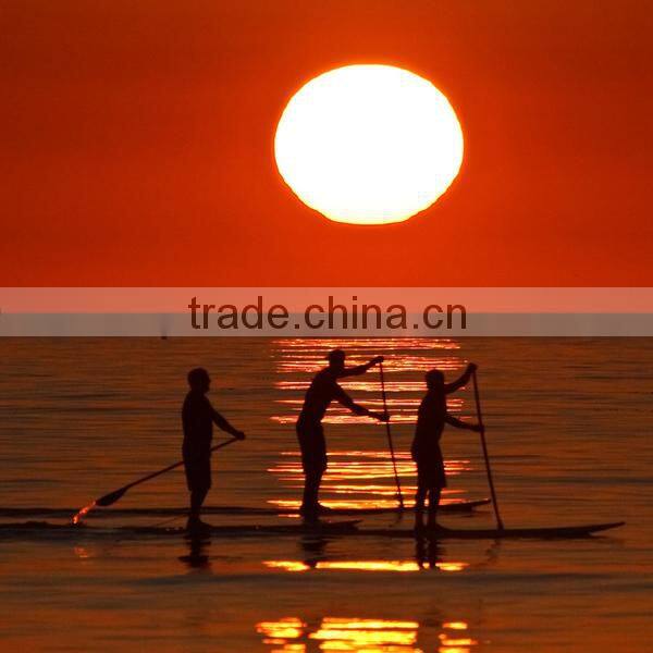 Luxury wooden SUP carbon fiber paddle