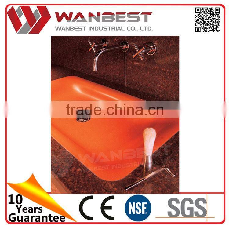 Unique style hot sale promotion wash basin counter shampoo sink