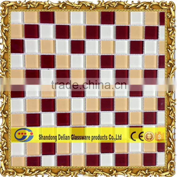 living room walll glass mosaic