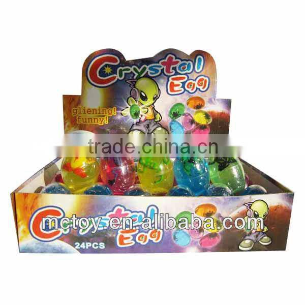 Factory supplier wholesale popular Crystal Egg crystal gift crystal slime toys green slime putty
