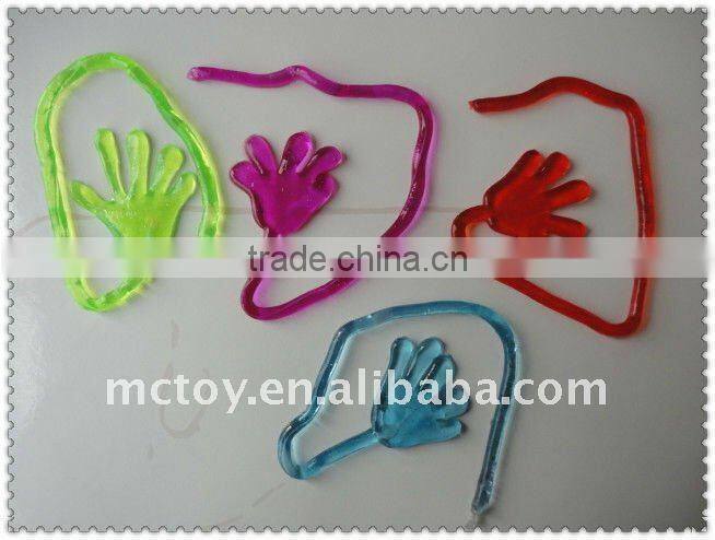 More stocks Funny Sticky Hands Toy for kids'fun and holiday decoration